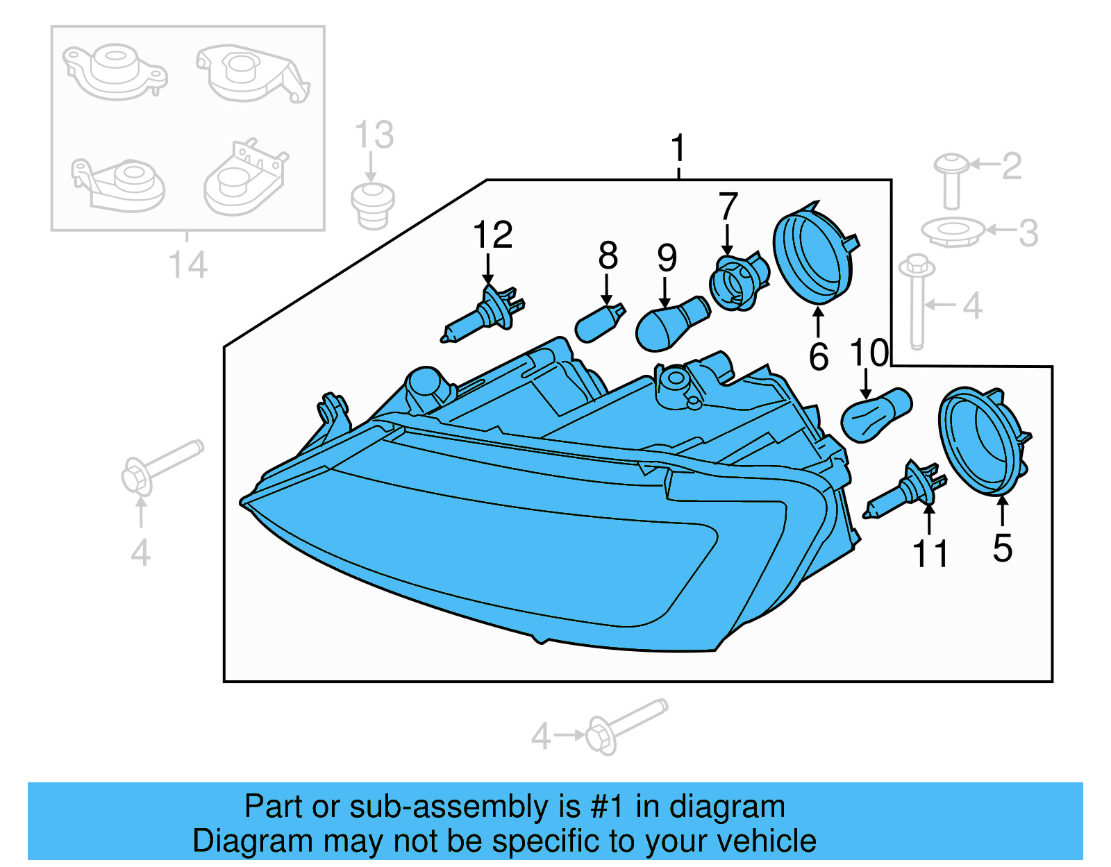 Composite Headlamp 5C7-941-006-J - View 4