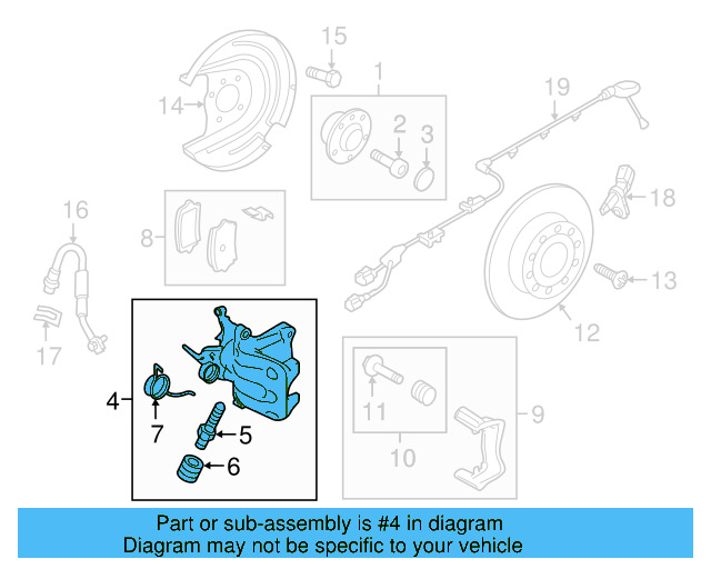 Caliper 5F0-615-423 - View 5