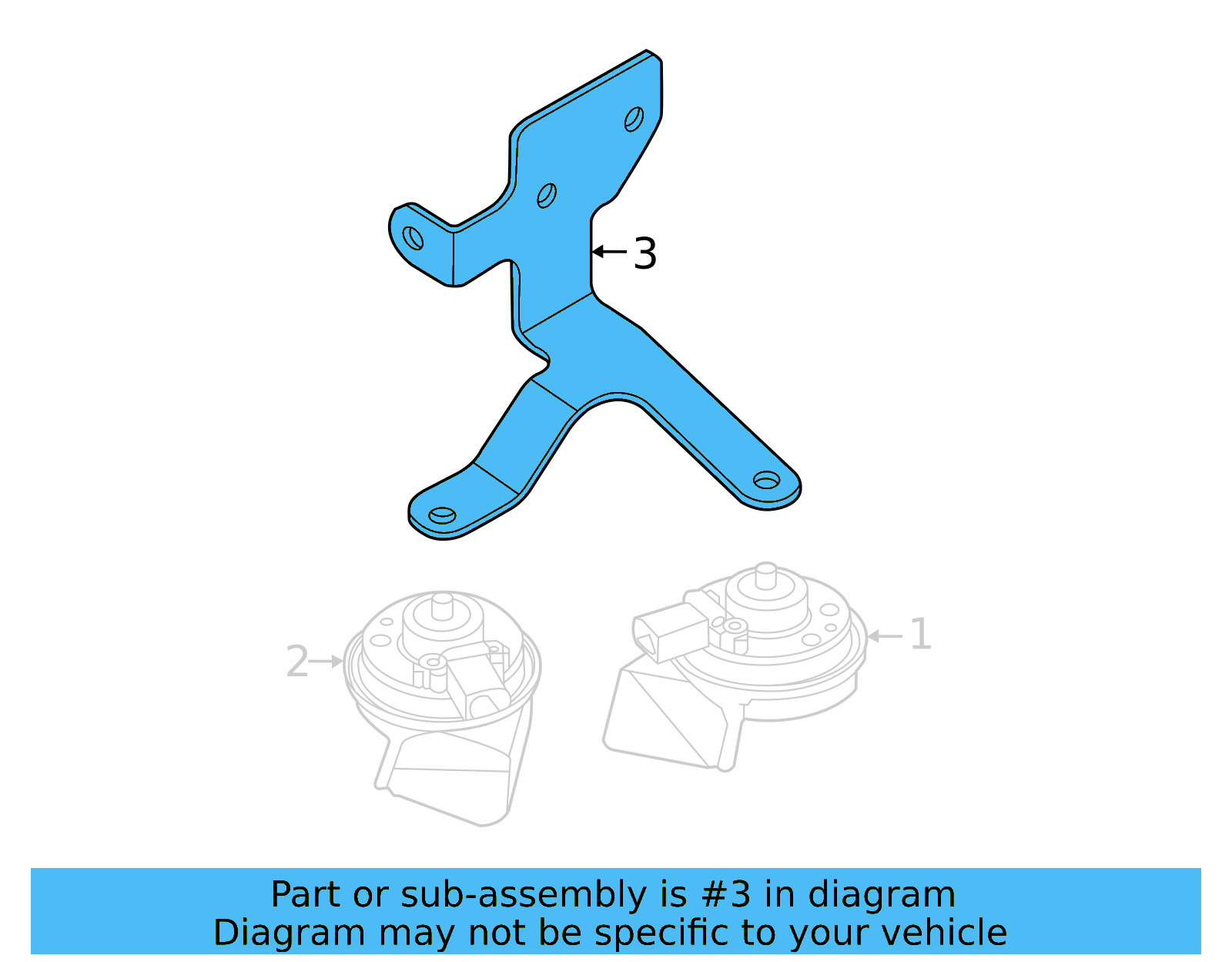Mount Bracket 5F0-951-182-J - View 4