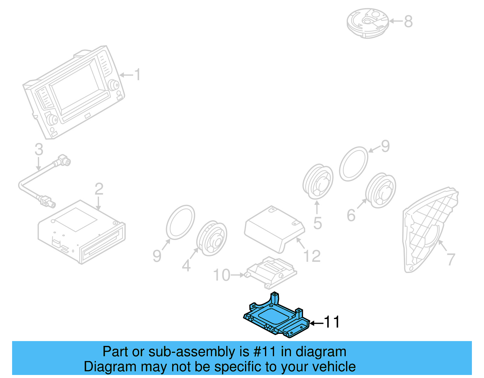 Mount Bracket 5G0-035-933 - View 8