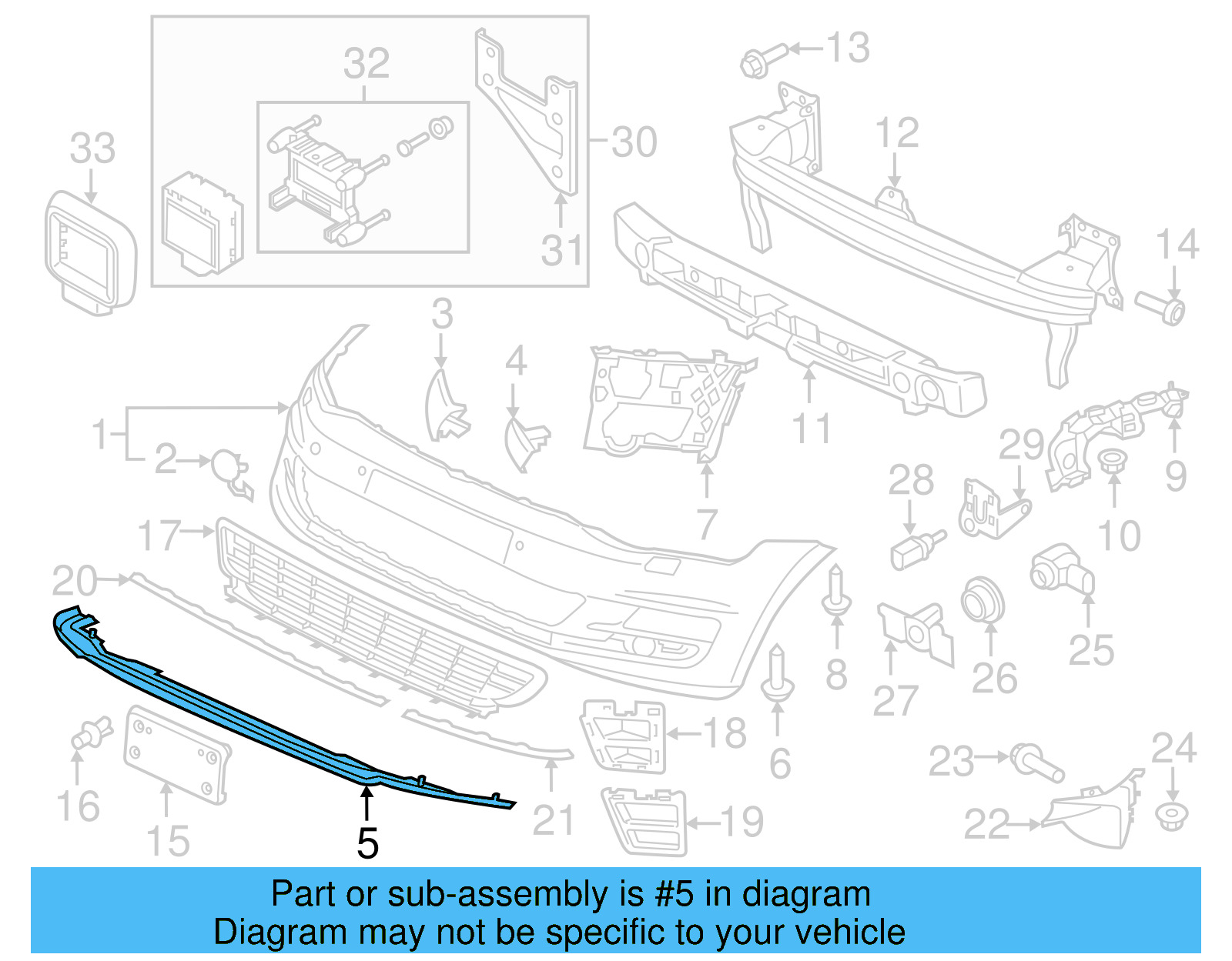 Spoiler 5G0-805-915-H-9B9 - View 6