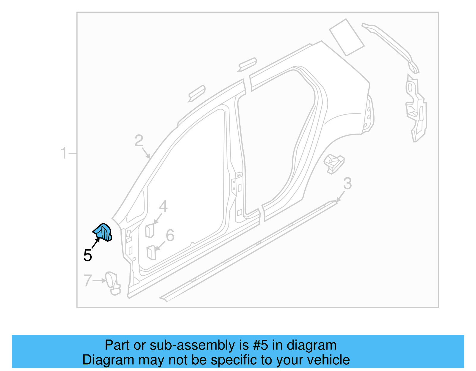 Upper Bracket 5G0-810-379-A - View 15