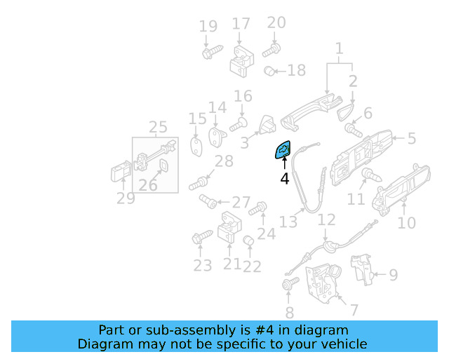 Handle, Outside Packing 5G0-837-088-B - View 32