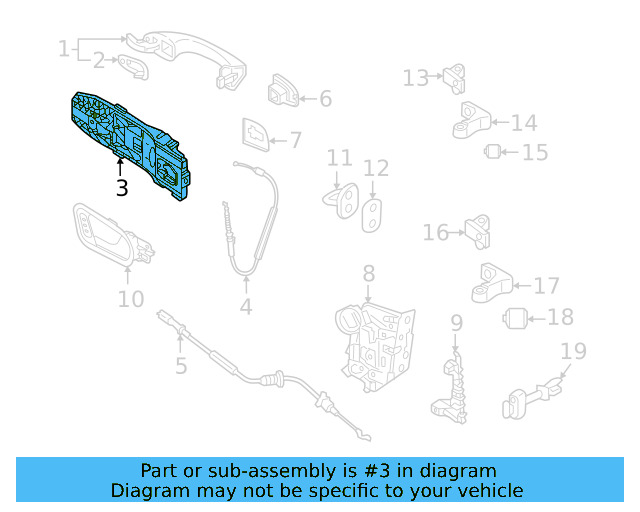 Handle, Outside Packing 5G0-837-088-B - View 28
