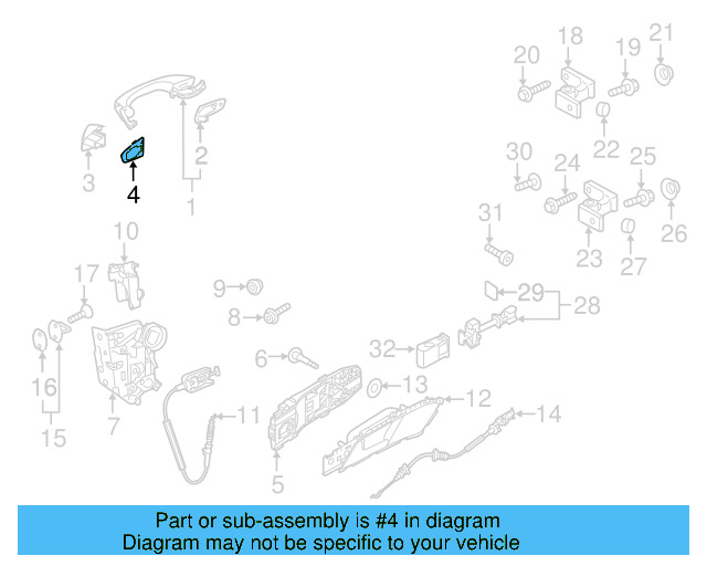 Handle, Outside Packing 5G0-837-088-B - View 12