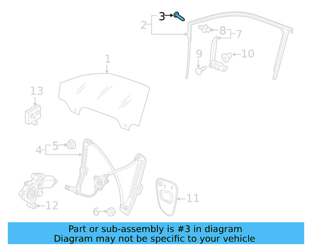 Window Channel Clip 5G0-837-732-A - View 13