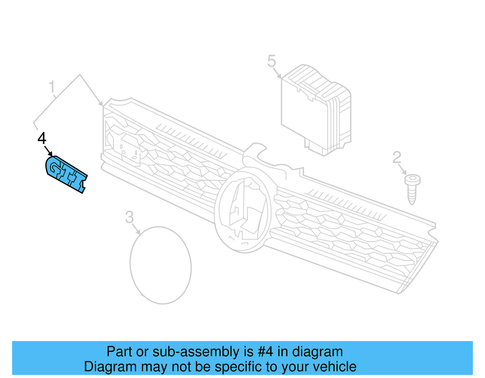 Nameplate 5G0-853-679-AG-KRR - View 7