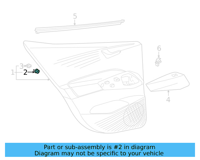 Door Trim Panel Retainer Clip 5G0-868-563 - View 68