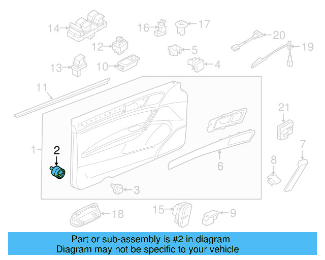 Door Trim Panel Retainer Clip 5G0-868-563 - View 82