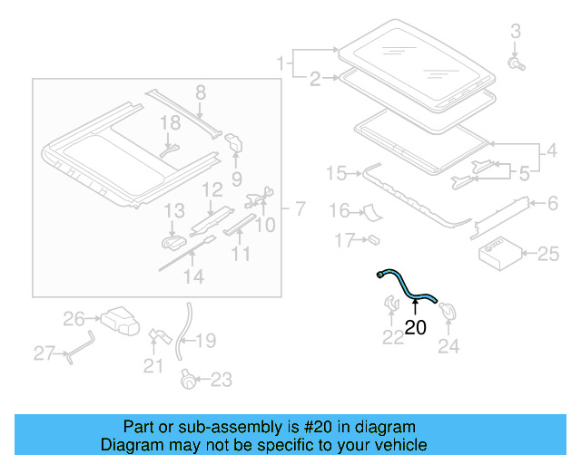 Drain Hose 5G0-877-228 - View 95