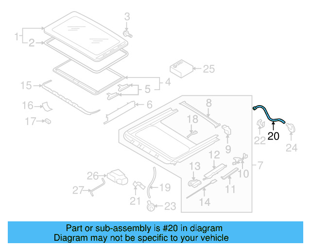 Drain Hose 5G0-877-228 - View 85