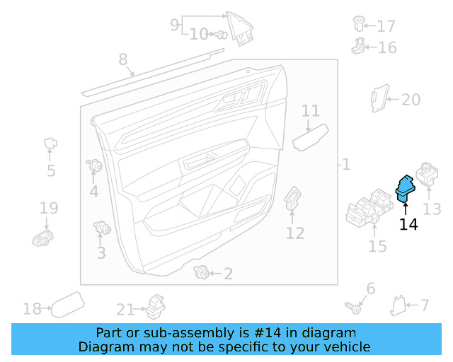 Window Switch 5G0-959-855-L-WZU - View 13