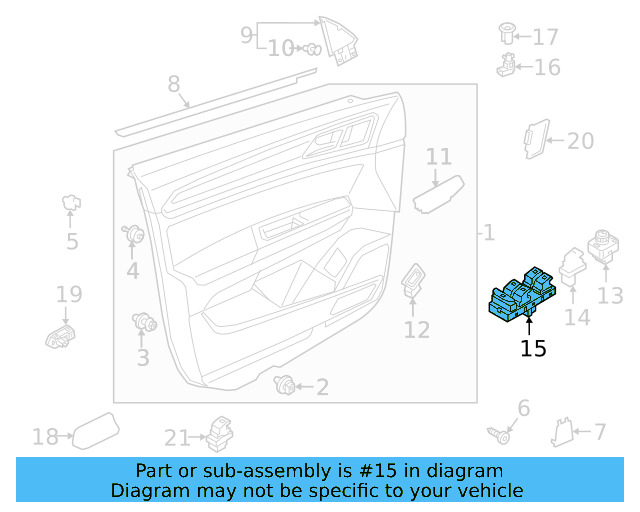 Window Switch 5G0-959-857-D-WHS - View 7