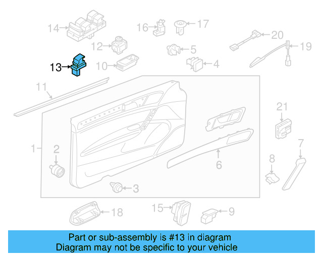 Window Switch 5G0-959-855-L-WZU - View 15