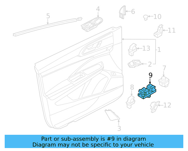 Window Switch 5G0-959-857-D-WHS - View 16