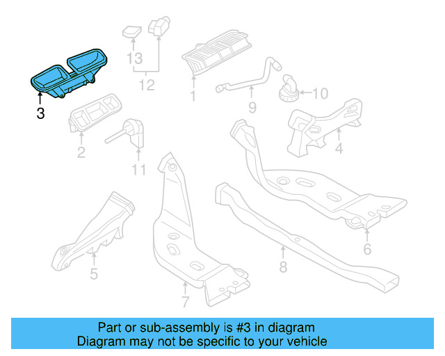 Defroster Duct 5G1-819-063-B