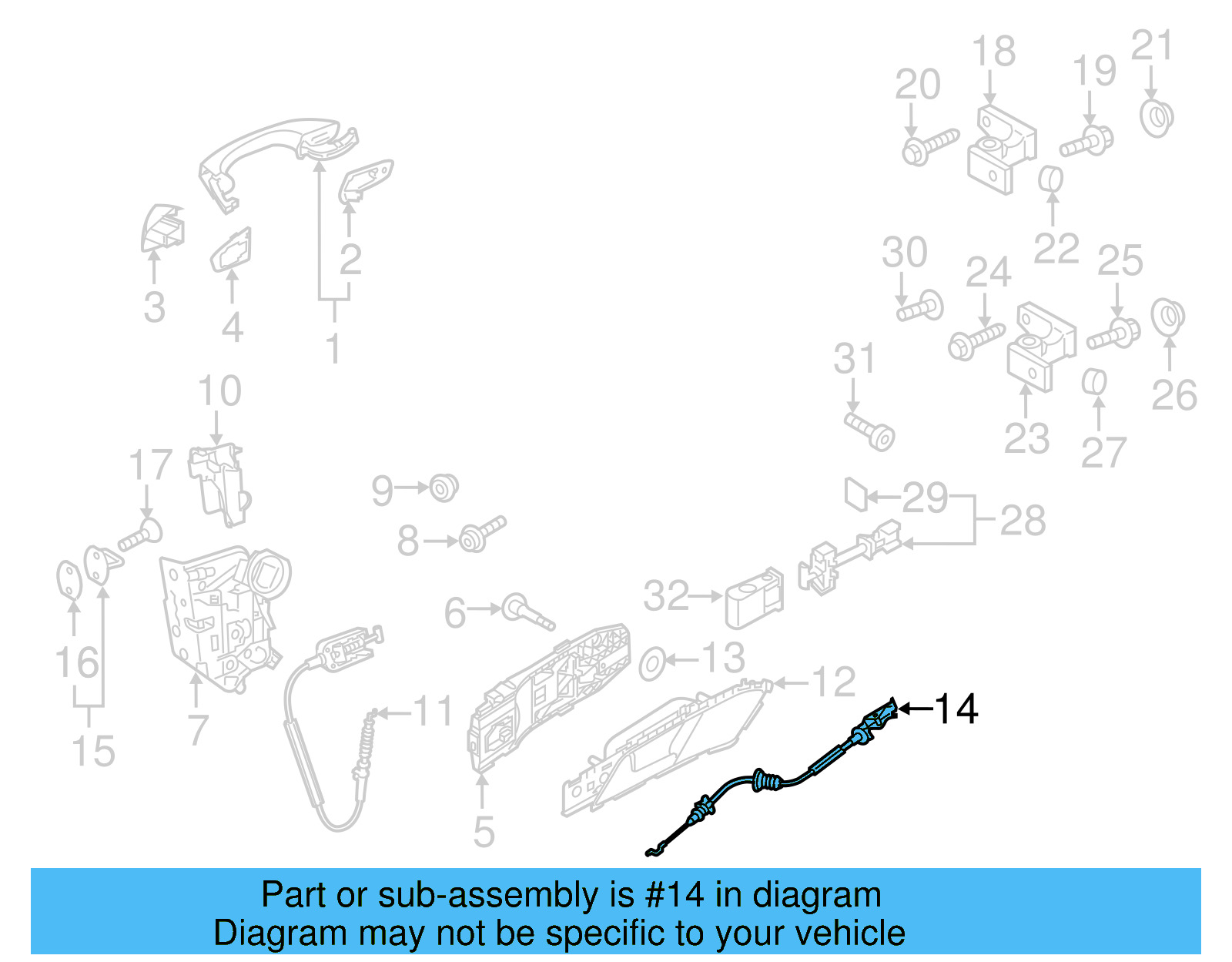 Release Cable 5G4-839-085-B - View 7