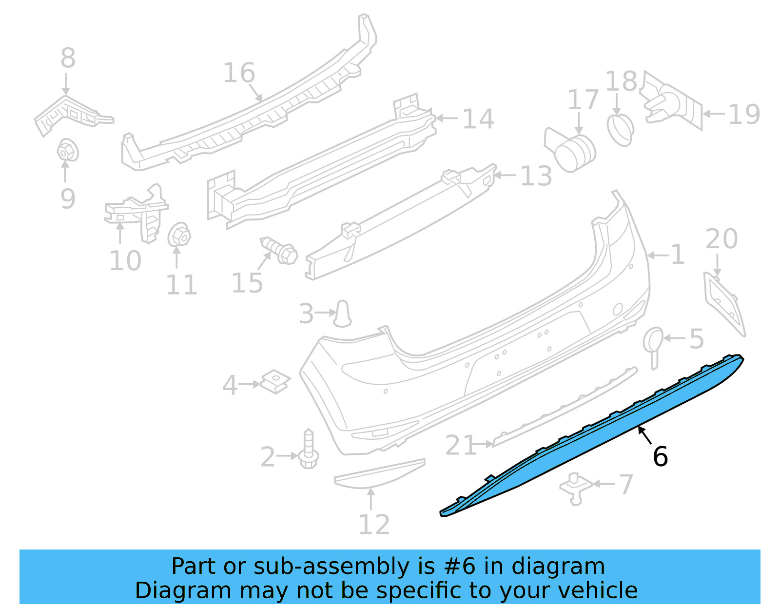 Spoiler 5G6-807-568-9B9 - View 3