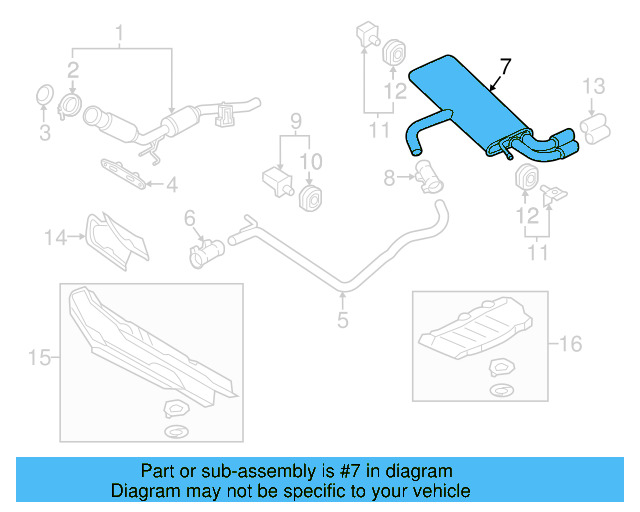 Rear Muffler 5GM-253-609-D - View 4