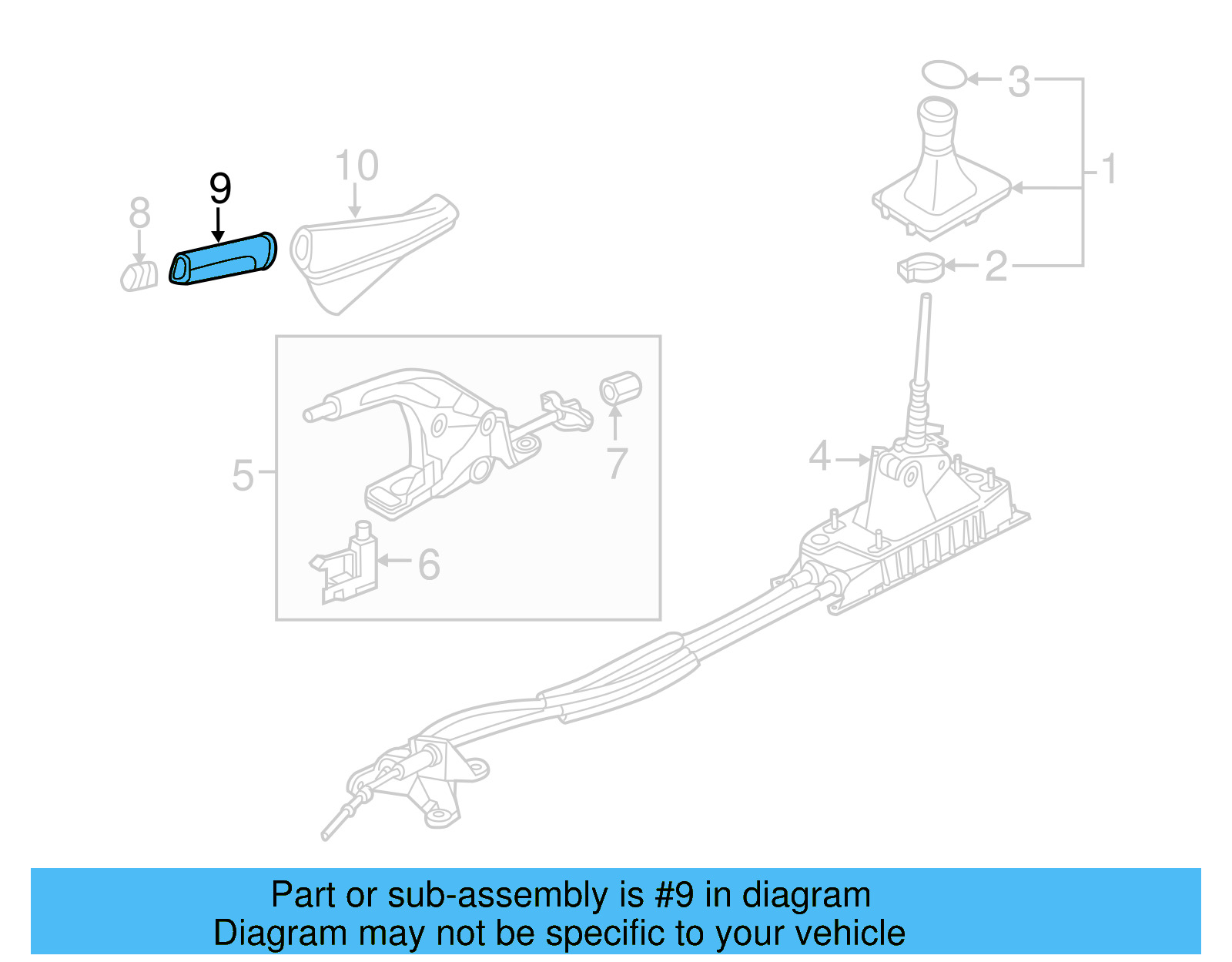 Handle 5GM-711-503-B-KLA
