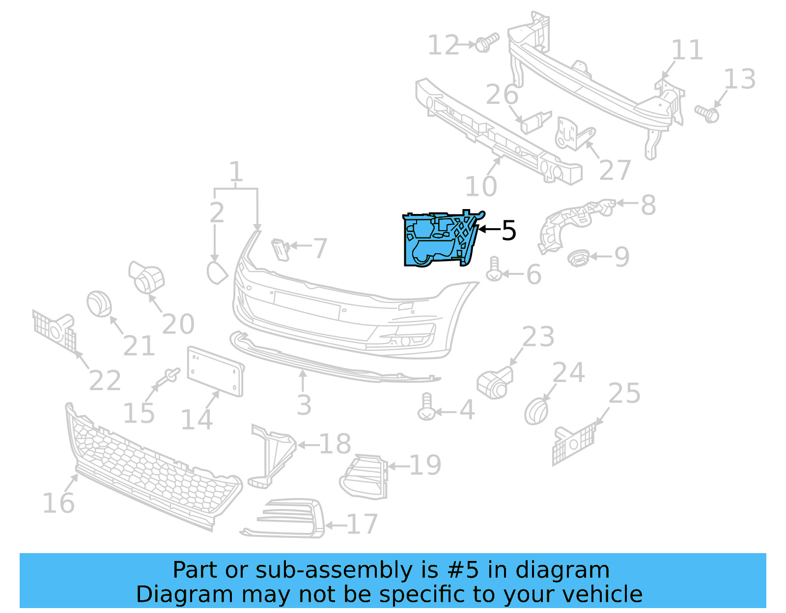 Side Support 5GM-807-723-E - View 2