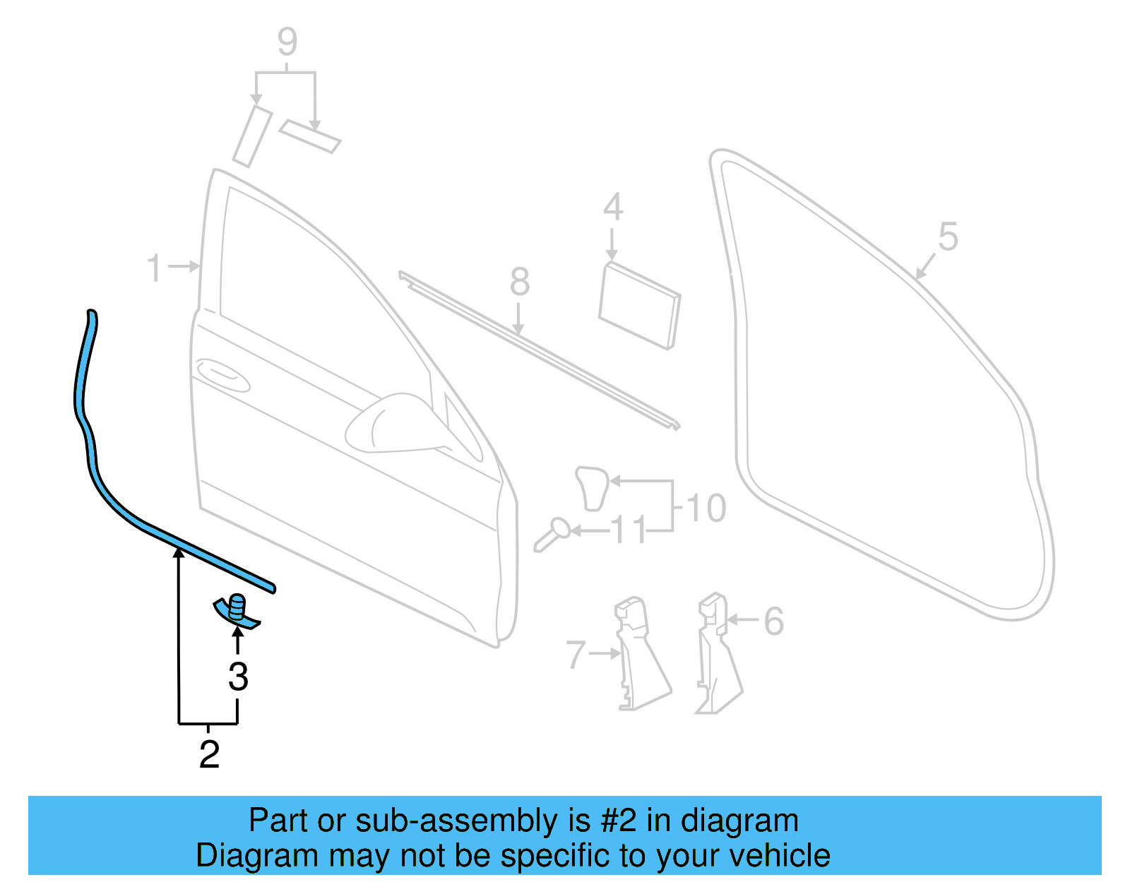 Door Weather 5GM-837-651-A - View 5