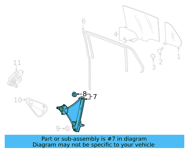 Window Regulator 5GM-839-462-C - View 5
