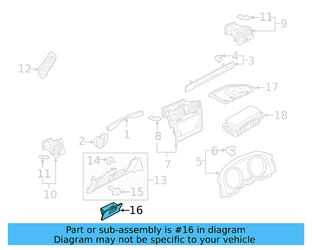 Storage Tray 5GM-857-919-C-82V - View 11