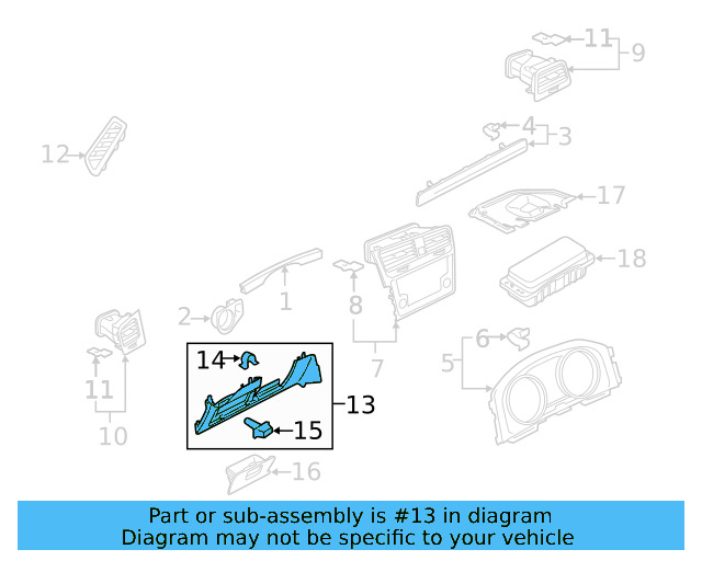 Lower Trim 5GM-858-365-B-ZA2 - View 12