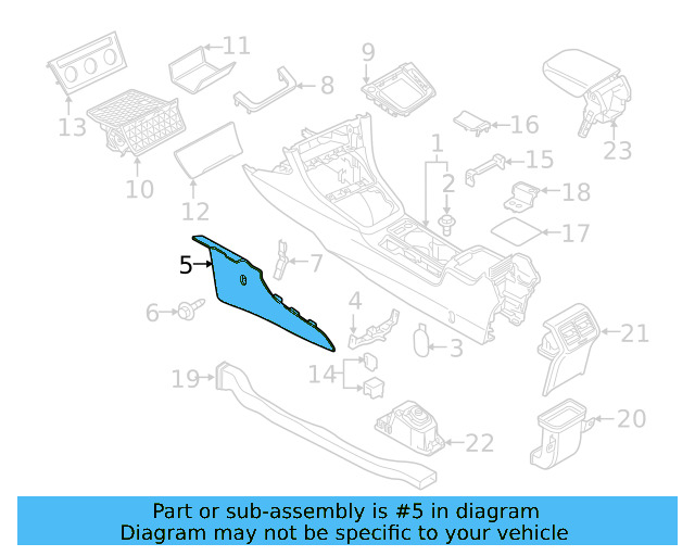 Side Trim Panel 5GM-863-045-82V