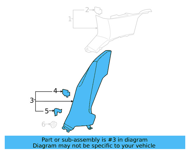 Wheelhouse Trim 5GM-867-766-ZA2