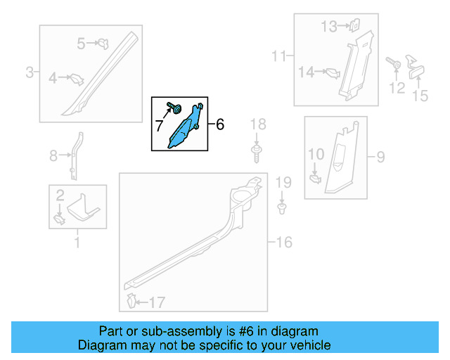 Pillar Trim 5GM-868-143-82V