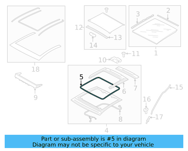 Weatherstrip 5GM-877-439-A - View 11