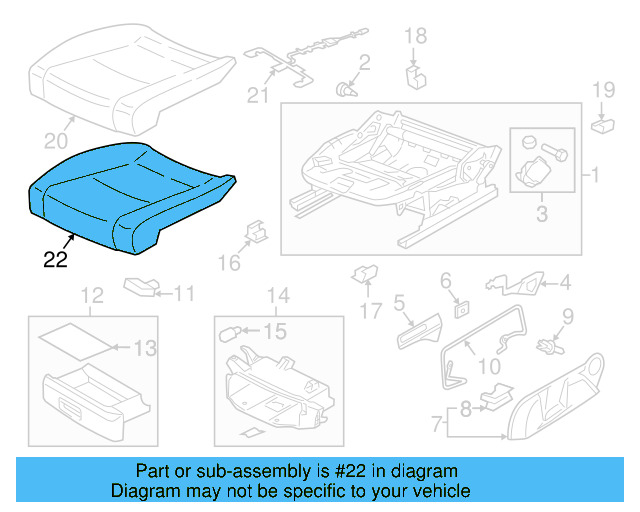 Seat Cushion Pad 5GM-881-375 - View 10