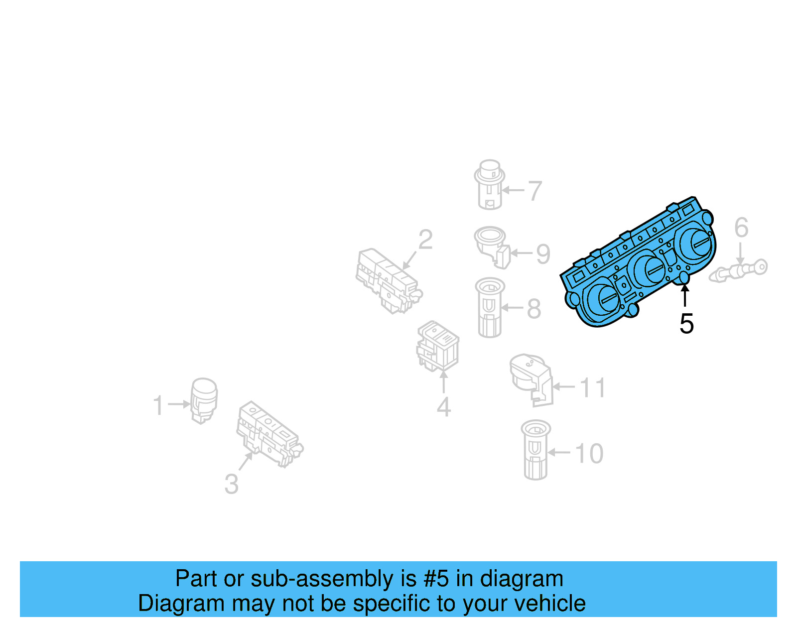 Heater Control 5GM-907-044-F-WZU - View 3