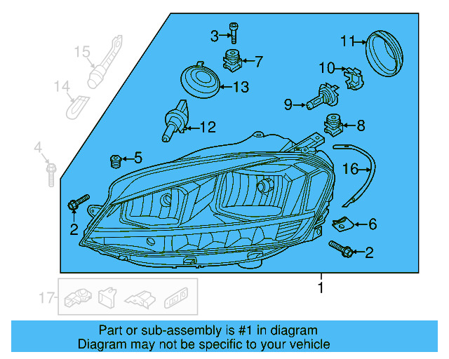 Headlamp Assembly 5GM-941-006-E