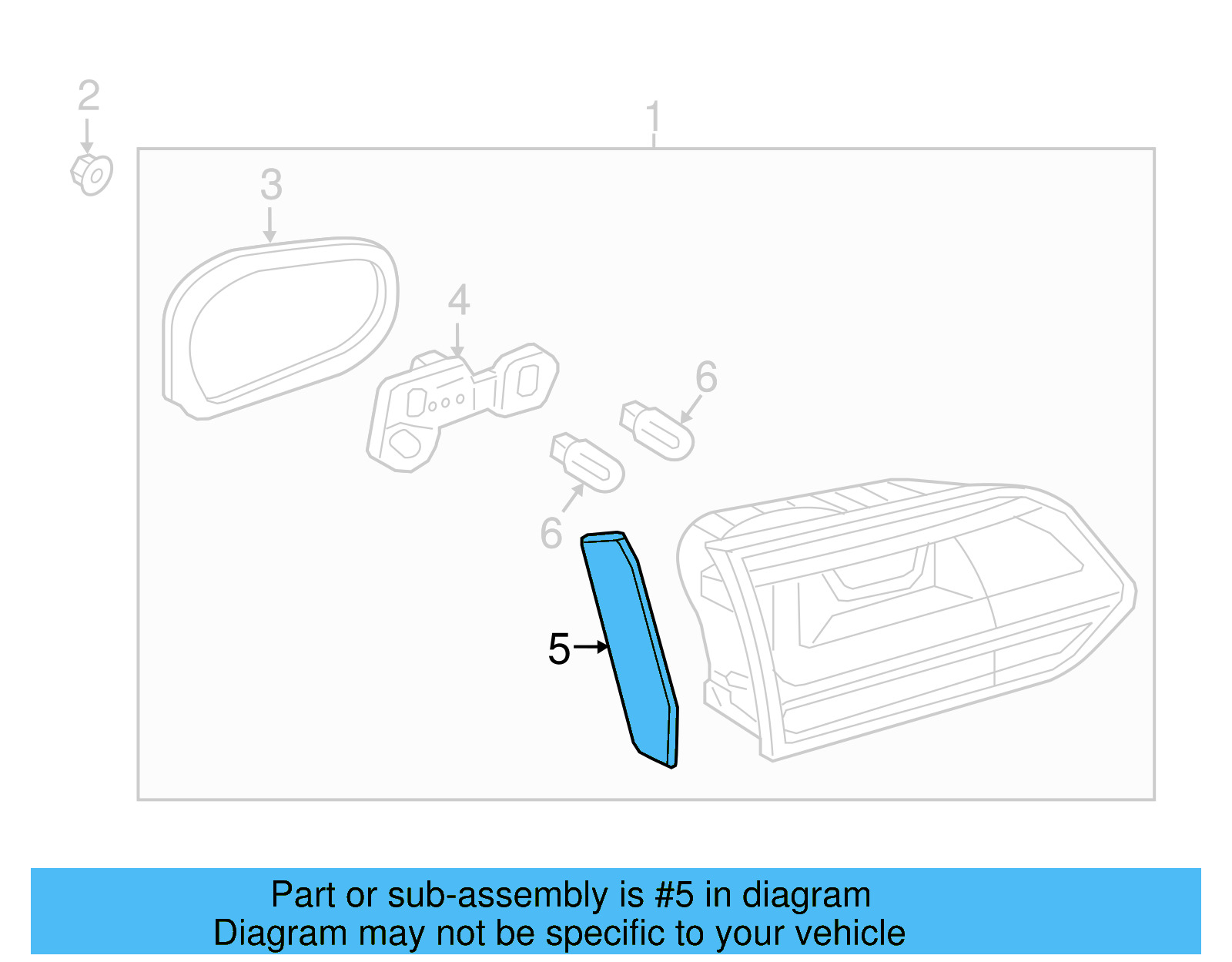 Trim 5GM-945-311-A - View 4