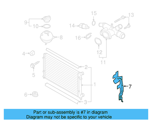 Air Baffle 5K0-121-283-C