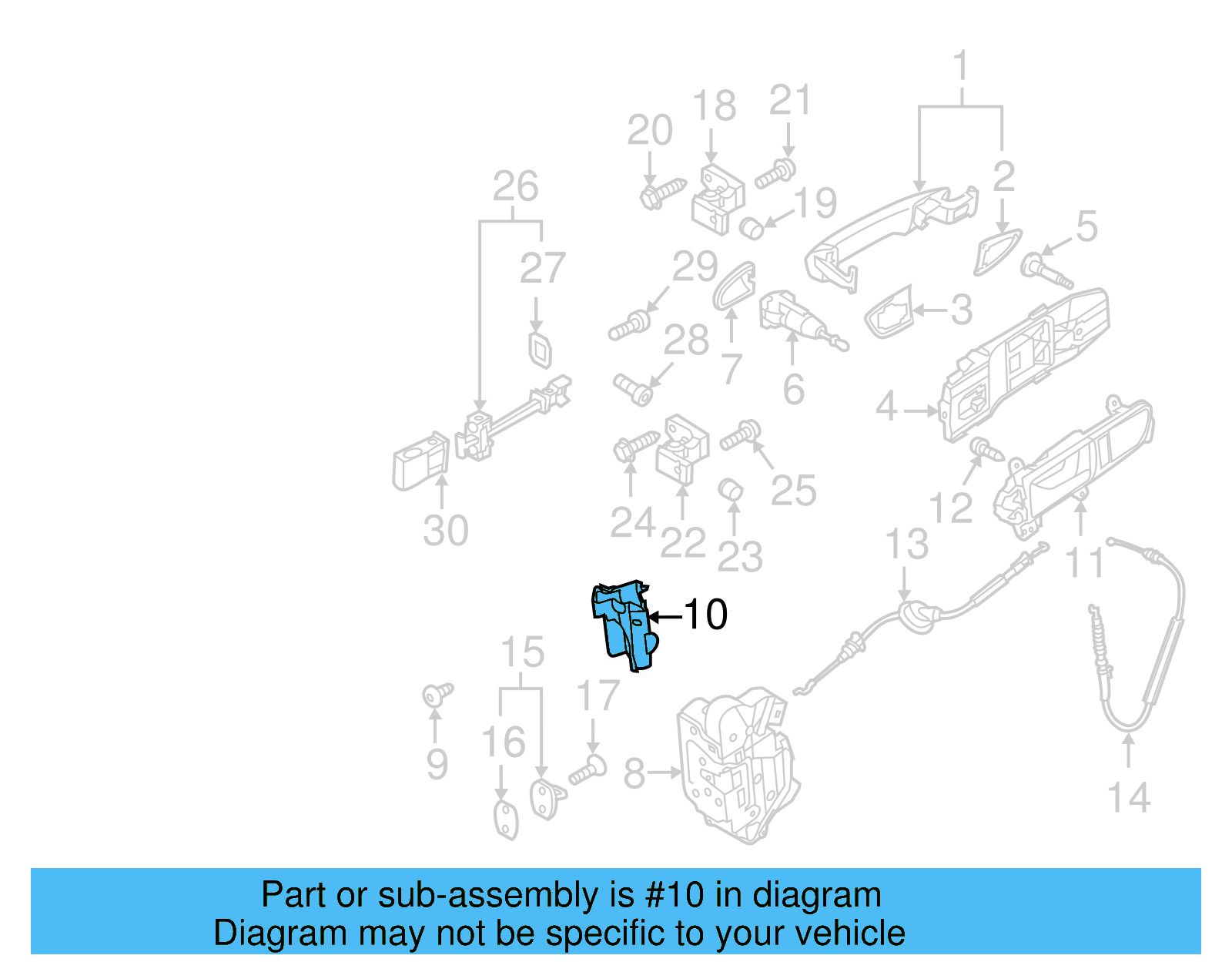Lock Cover 5K0-837-350-B