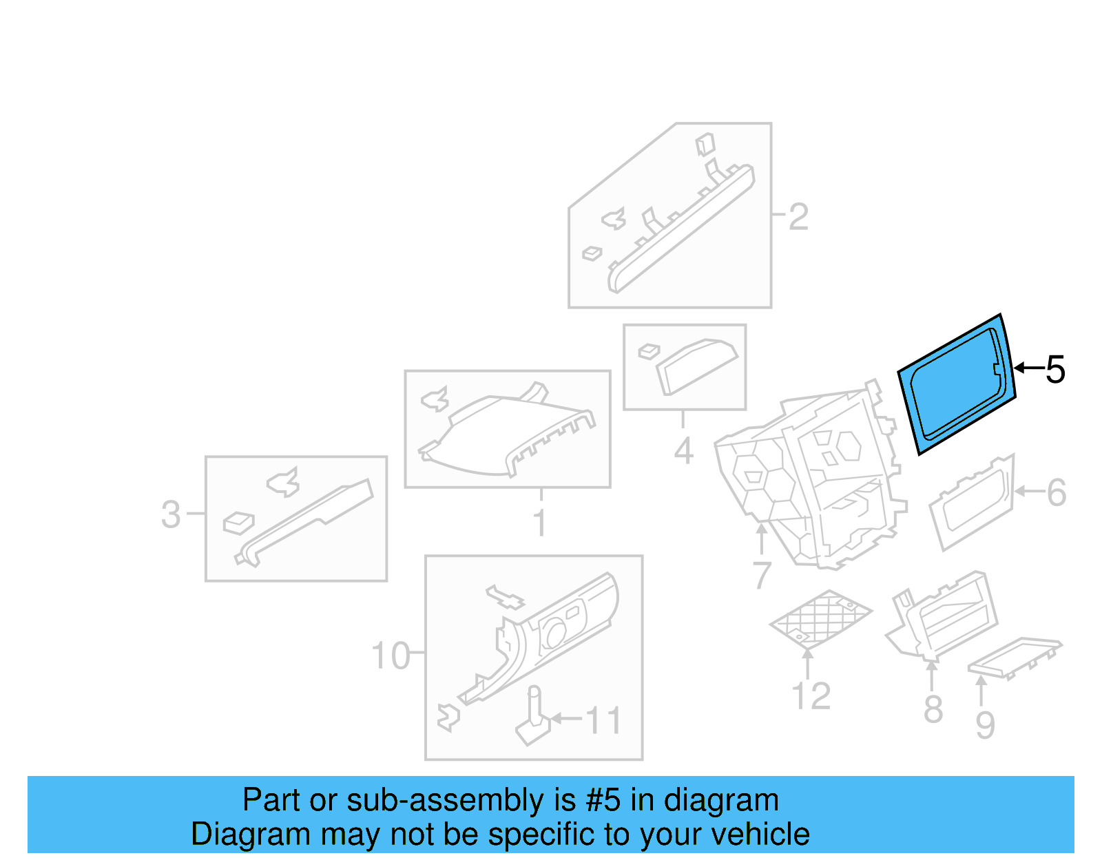 Radio Trim 5K0-858-061-F-1QB - View 19