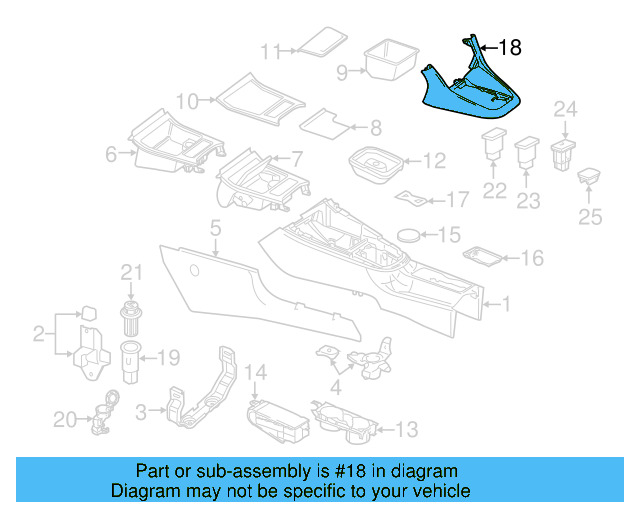 Front Trim 5K0-863-487-A-1QB - View 35
