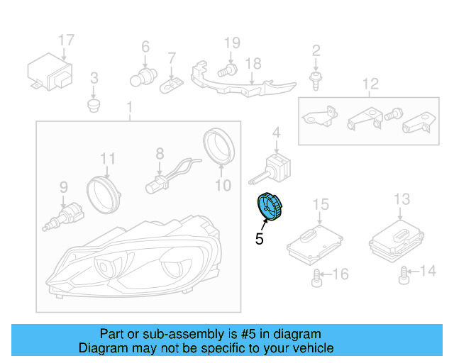 Inner Cap 1K6-941-608-A - View 104