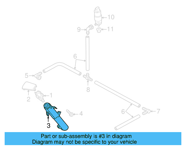 Pressure Cylinder 5K0-955-978-A - View 2