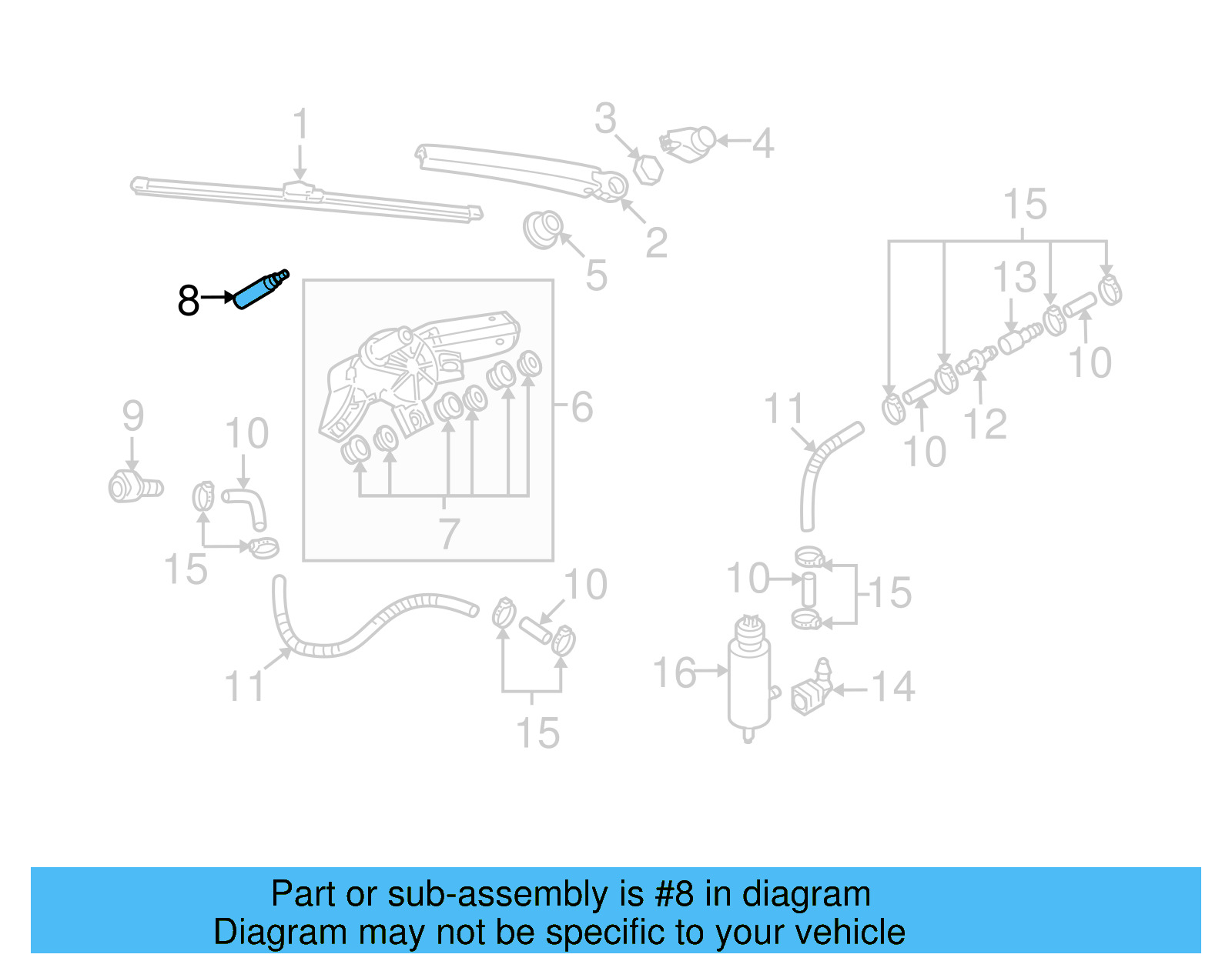 Spray Jet 5K0-955-993-C - View 2