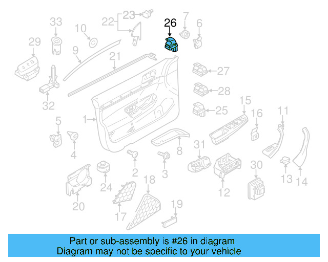 Window Switch 7L6-959-855-B-REH - View 35