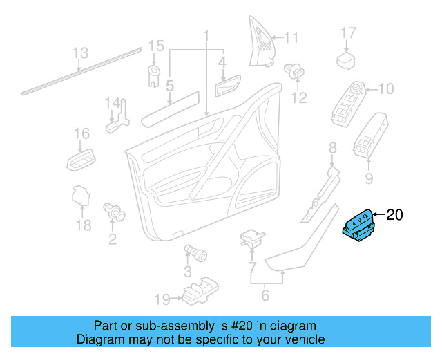 Lock Switch 5K0-962-125-REH - View 4