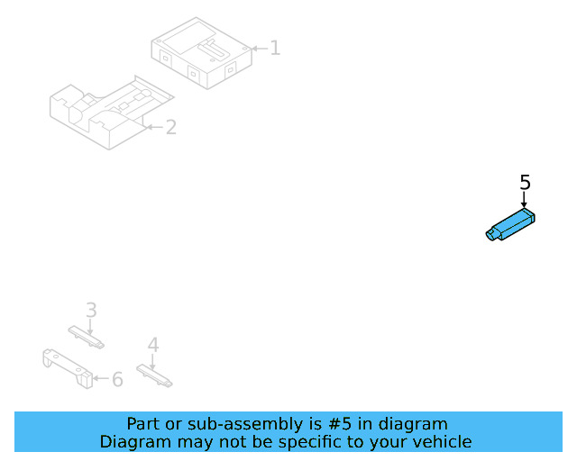 Keyless Entry Antenna 5K0-962-131 - View 15