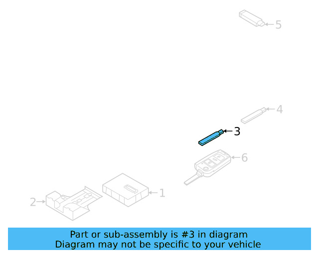 Keyless Entry Antenna 5K0-962-132-B - View 9