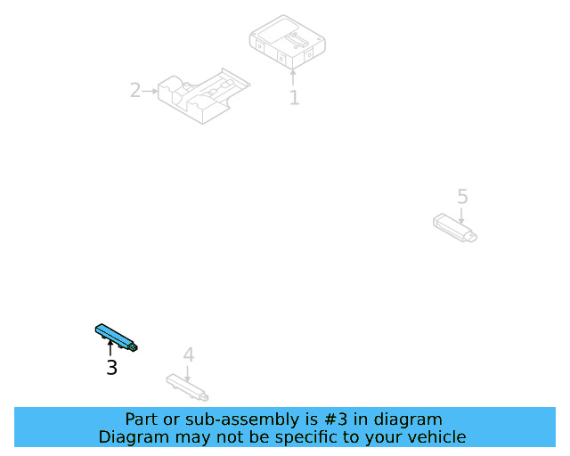 Keyless Entry Antenna 5K0-962-132-B - View 44