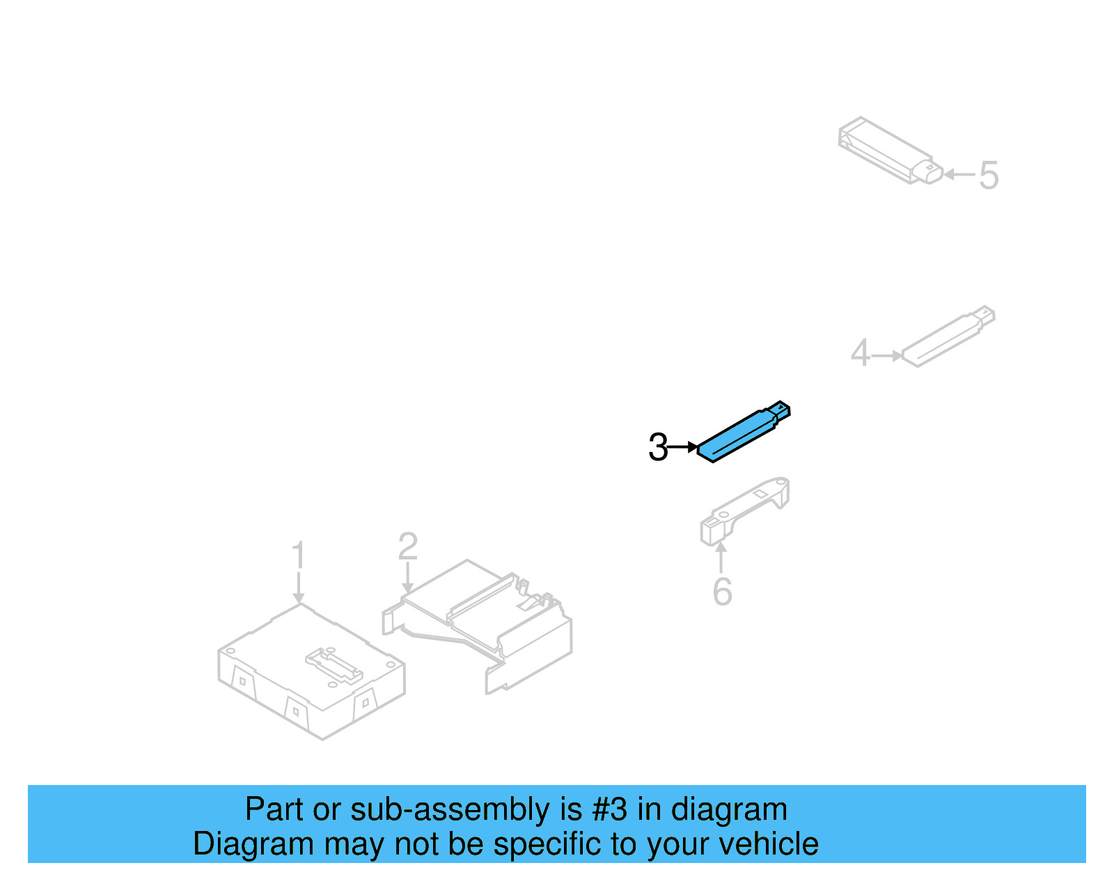 Keyless Entry Antenna 5K0-962-132-B - View 11